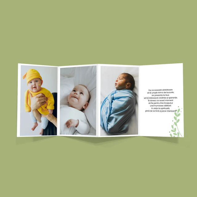 Fotografie Si Semnătură: Cu Prilejul Sfântului Botez - Set Mare Fotografii Pliante