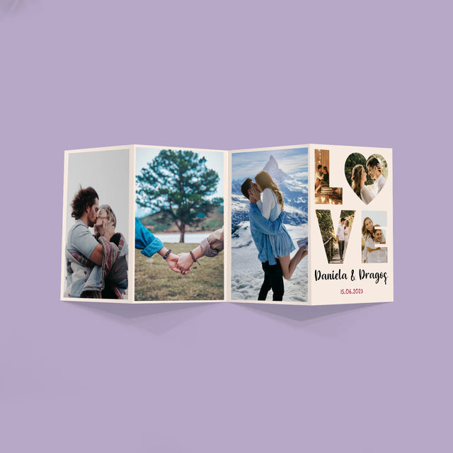 Cuvânt Din Fotografii: Love Din Fotografiile Tale - Set Mare Fotografii Pliante