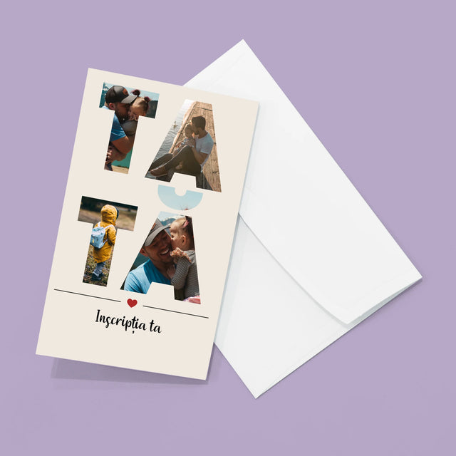 Cuvânt Din Fotografii: Tată Din Fotografiile Tale - Set Mare Fotografii Pliante