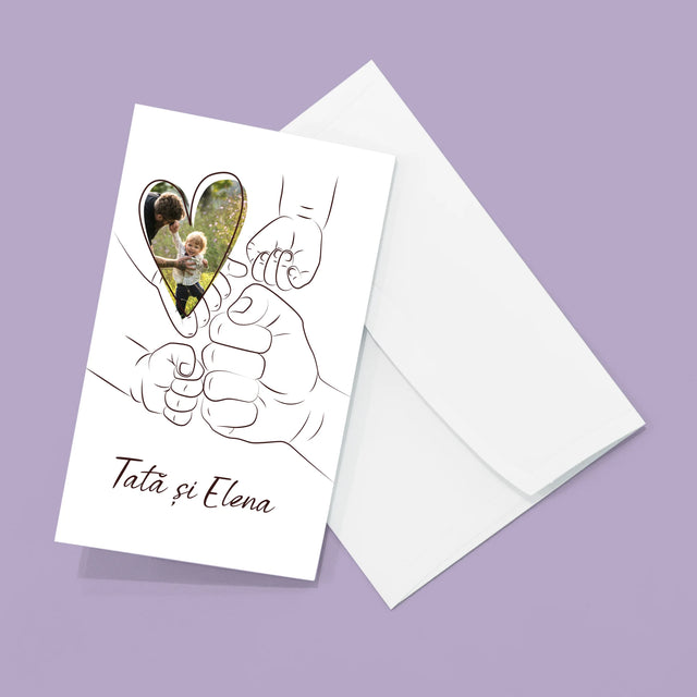 Fotografie Si Semnătură: Prima Ta Zi În Rolul De Tată - Set Mare Fotografii Pliante