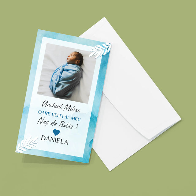 Colaj De Fotografii: Cerere Pentru Naș De Botez - Set Mare Fotografii Pliante