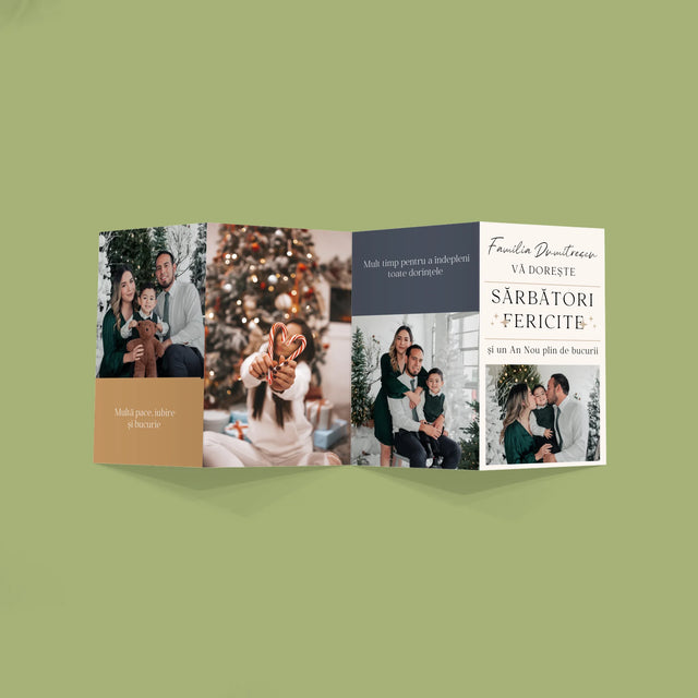 Colaj De Fotografii: Sărbători Fericite Urări - Set Mare Fotografii Pliante