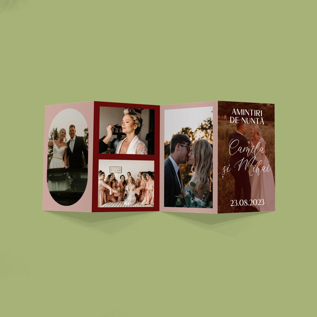 Colaj De Fotografii: Amintiri De Nuntă - Set Mare Fotografii Pliante