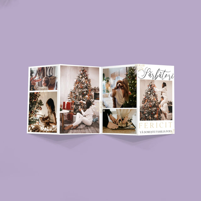 Colaj De Fotografii: Urări De Sărbători - Set Mare Fotografii Pliante