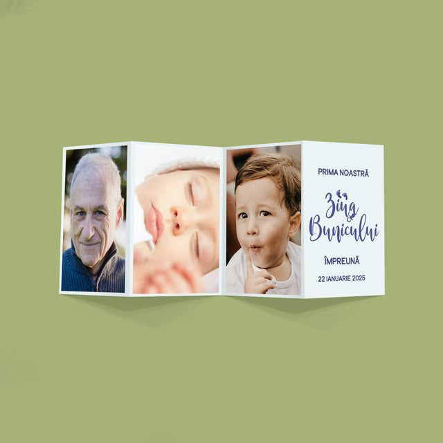 Colaj De Fotografii: Prima Ziua Bunicului - Set Mare Fotografii Pliante