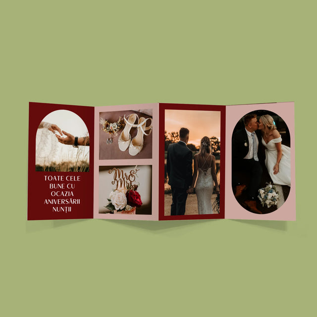 Colaj De Fotografii: Amintiri De Nuntă - Set Mare Fotografii Pliante