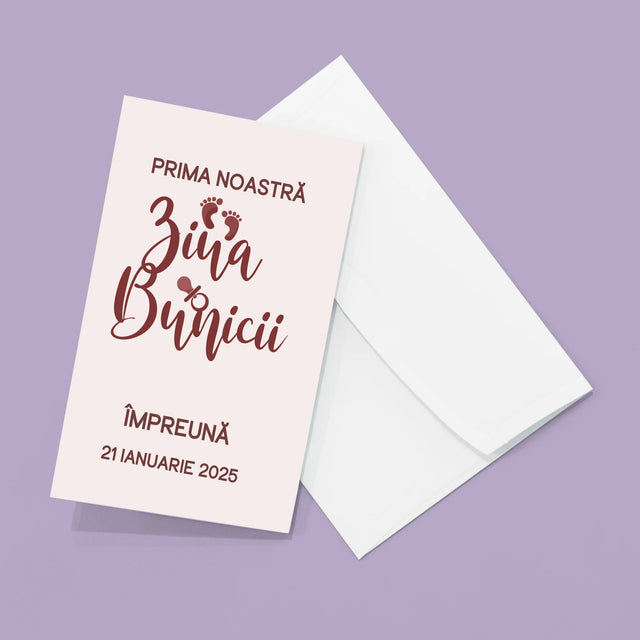 Colaj De Fotografii: Prima Zi A Bunicii - Set Mare Fotografii Pliante