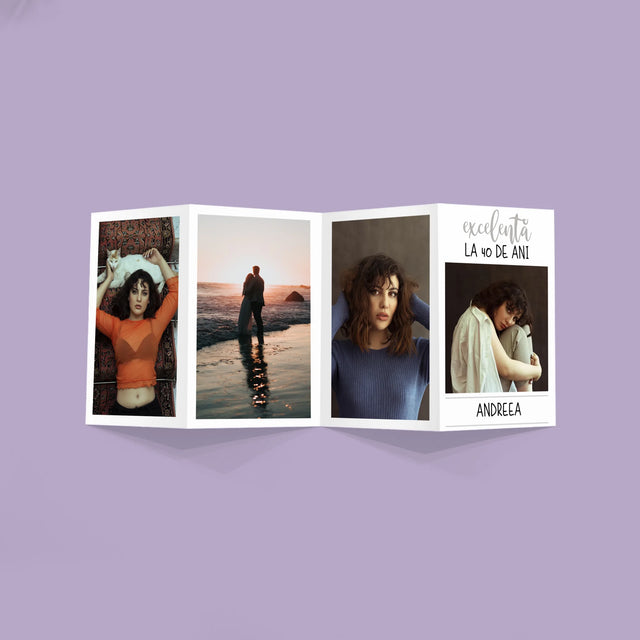 Colaj De Fotografii: Excelentă La 40 De Ani - Set Mare Fotografii Pliante