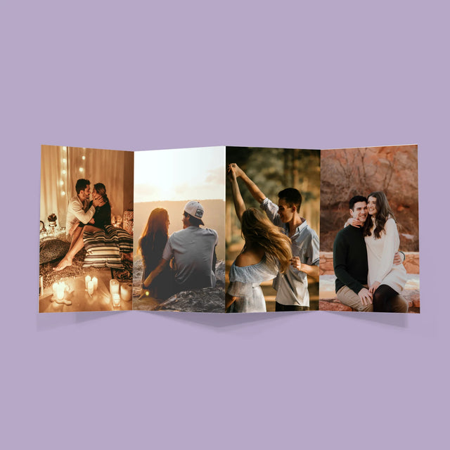 Fotografie Si Semnătură: Cântecul Nostru Inimă Cod Qr - Set Mare Fotografii Pliante