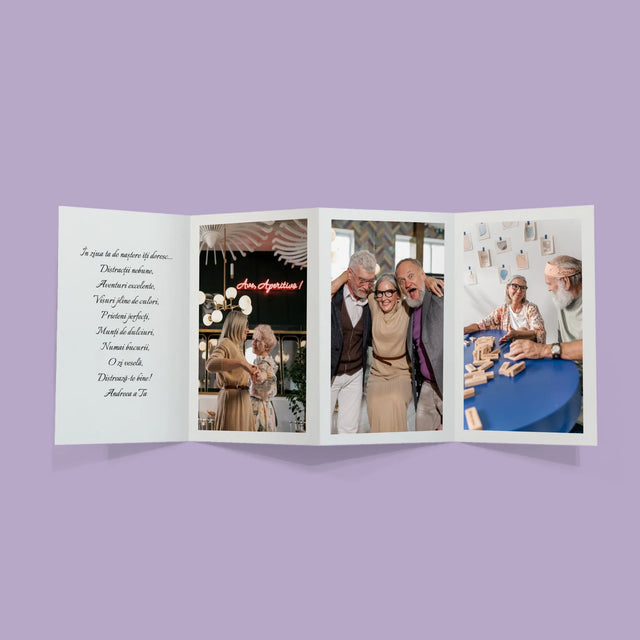 Formă Din Fotografii: A 50 Zi De Naștere - Set Mare Fotografii Pliante