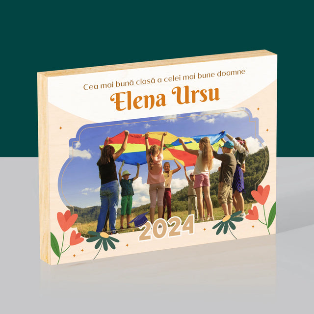 Fotografie Si Semnătură: Cea Mai Bună Clasă - Imprimare Pe Lemn (Horizontală)