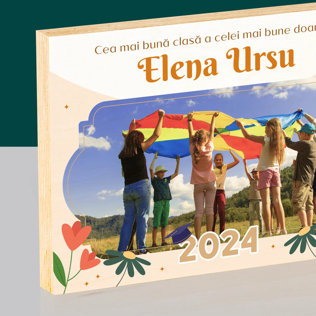 Fotografie Si Semnătură: Cea Mai Bună Clasă - Imprimare Pe Lemn (Horizontală)