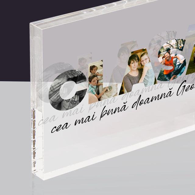 Cuvânt Din Fotografii: Clasa - Bloc Acrilic