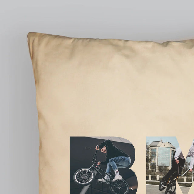 Cuvânt Din Fotografii: Bmx - Pernă (Cu Fotografie)