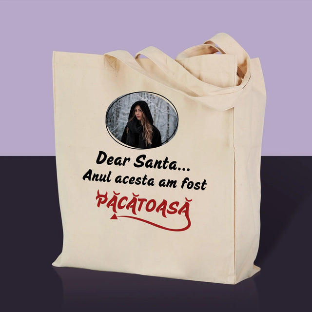 Fotografie Si Semnătură: Păcătoasă - Sacoșă De Pânză