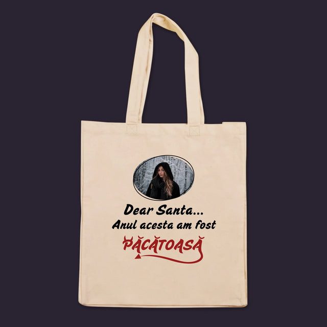 Fotografie Si Semnătură: Păcătoasă - Sacoșă De Pânză