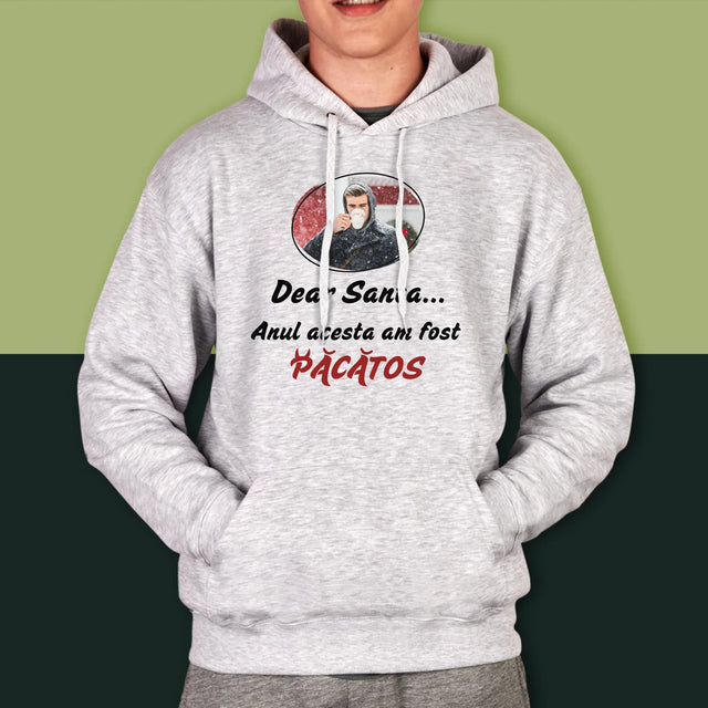 Fotografie Si Semnătură: Păcătos - Hanorac Cu Glugă Pentru Bărbați