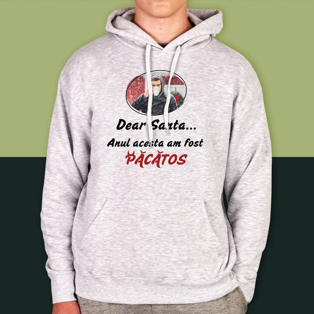 Fotografie Si Semnătură: Păcătos - Hanorac Cu Glugă Pentru Bărbați