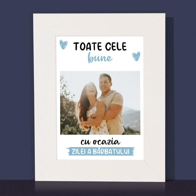 Fotografie Si Semnătură: Toate Cele Bune Cu Ocazia Zilei A Bărbatului - Ramă Pentru Fotografii (Horizontală)