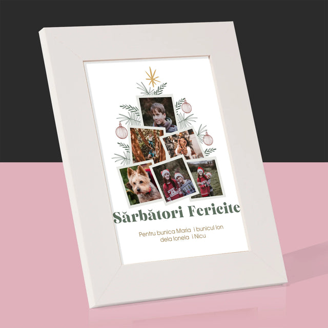 Colaj De Fotografii: Brad - Ramă Pentru Fotografii (Horizontală)