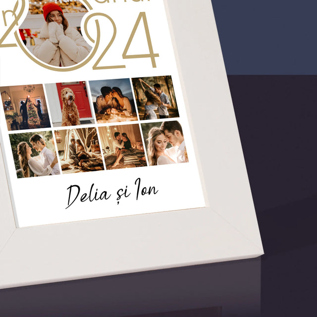 Colaj De Fotografii: Amintirile Noastre Din Anul - Ramă Pentru Fotografii (Horizontală)