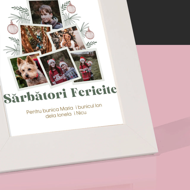 Colaj De Fotografii: Brad - Ramă Pentru Fotografii (Horizontală)