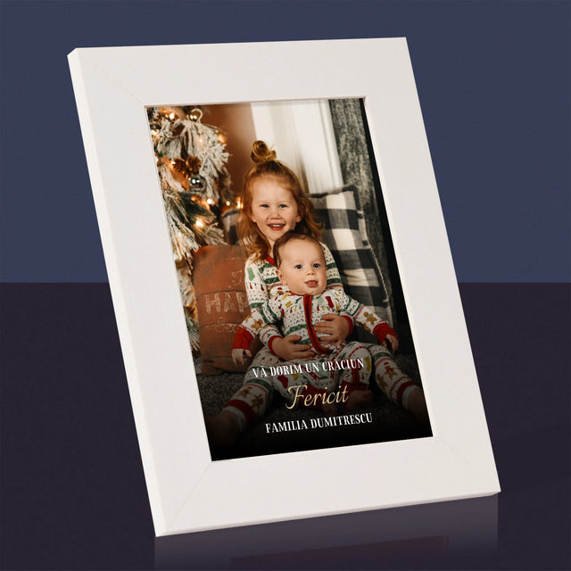 Fotografie Si Semnătură: Sărbători Frumoase - Ramă Pentru Fotografii (Horizontală)