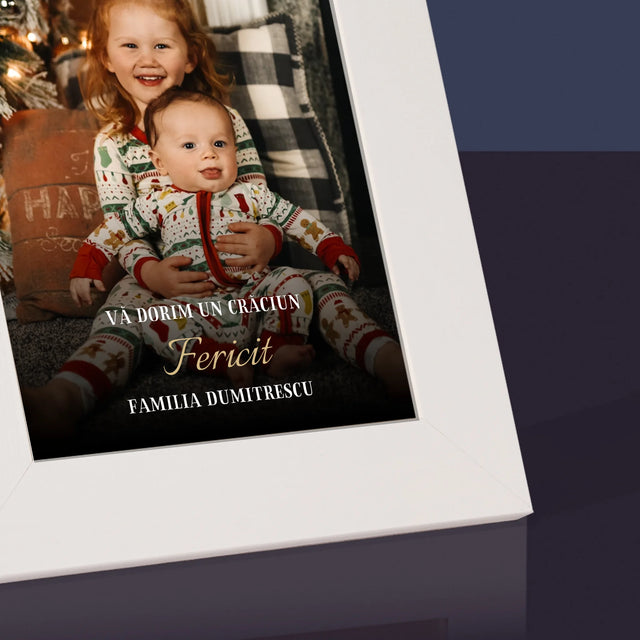 Fotografie Si Semnătură: Sărbători Frumoase - Ramă Pentru Fotografii (Horizontală)