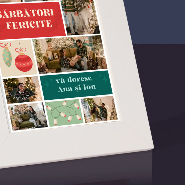 Colaj De Fotografii: Fotografii De Sărbători - Ramă Pentru Fotografii (Horizontală)