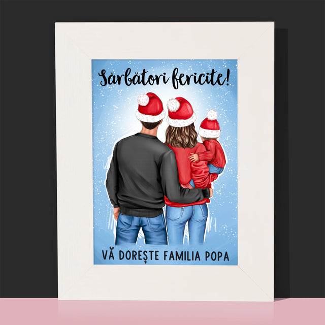 Creator De Personaj: Familia Sărbători - Ramă Pentru Fotografii (Horizontală)