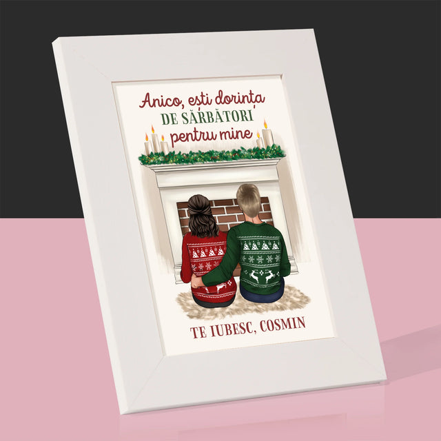 Creator De Personaj: Cuplu Crăciun - Ramă Pentru Fotografii (Horizontală)