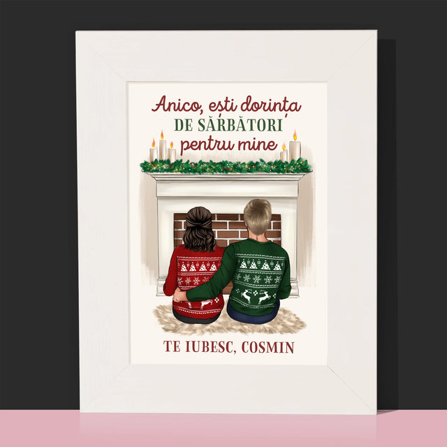 Creator De Personaj: Cuplu Crăciun - Ramă Pentru Fotografii (Horizontală)