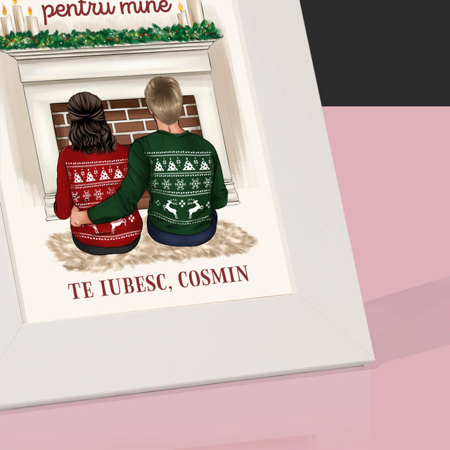 Creator De Personaj: Cuplu Crăciun - Ramă Pentru Fotografii (Horizontală)