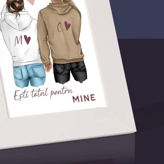 Creator De Personaj: Cuplu Inimă - Ramă Pentru Fotografii (Horizontală)