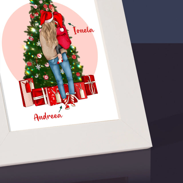 Creator De Personaj: Sărbători Fericite Mămico - Ramă Pentru Fotografii (Horizontală)