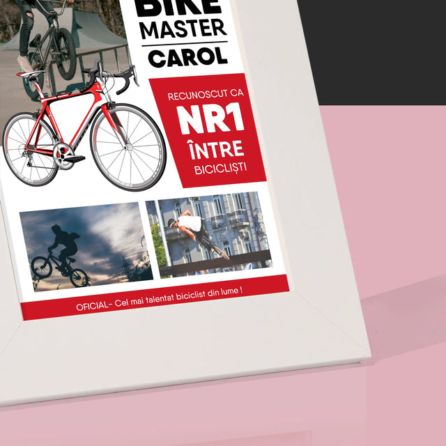 Copertă Derevistă: Mr Bike Master - Ramă Pentru Fotografii (Horizontală)