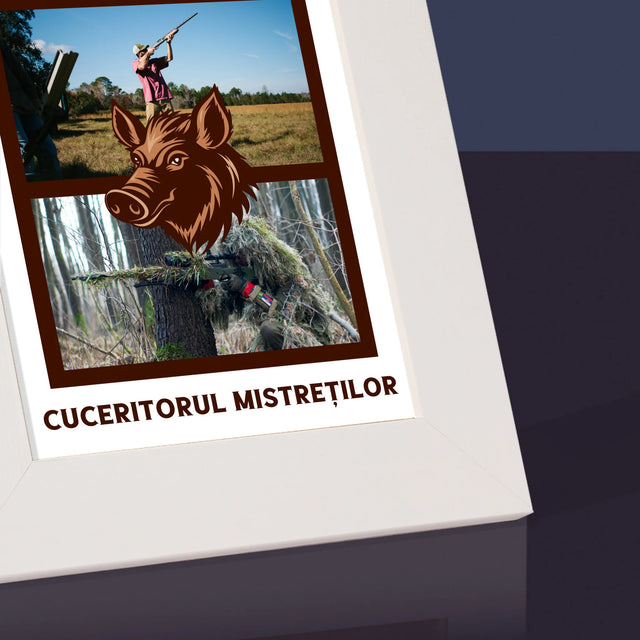 Colaj De Fotografii: Cuceritorul Mistreților - Ramă Pentru Fotografii (Horizontală)
