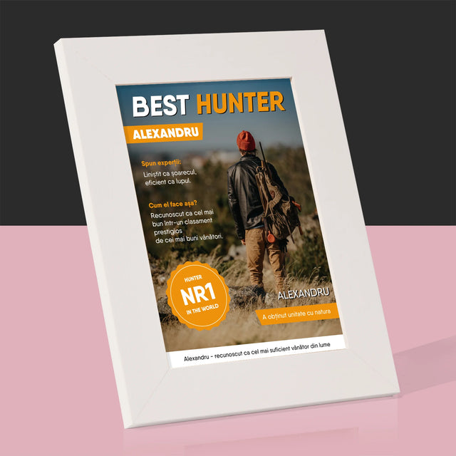 Copertă Derevistă: Best Hunter - Ramă Pentru Fotografii (Horizontală)