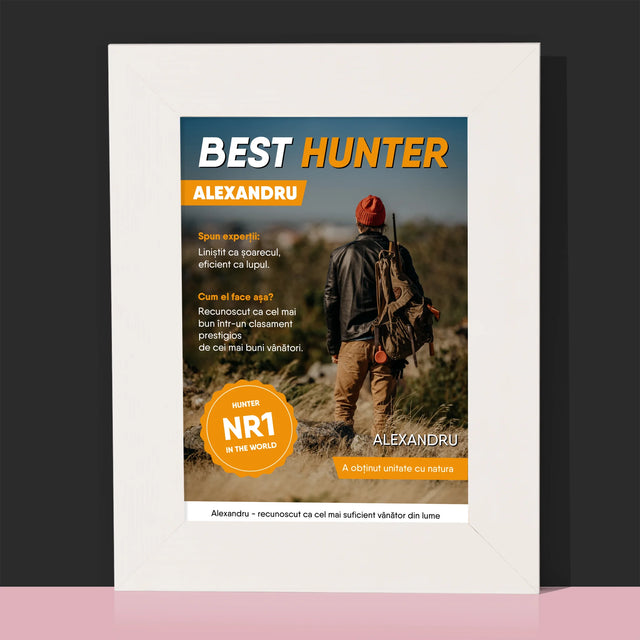 Copertă Derevistă: Best Hunter - Ramă Pentru Fotografii (Horizontală)