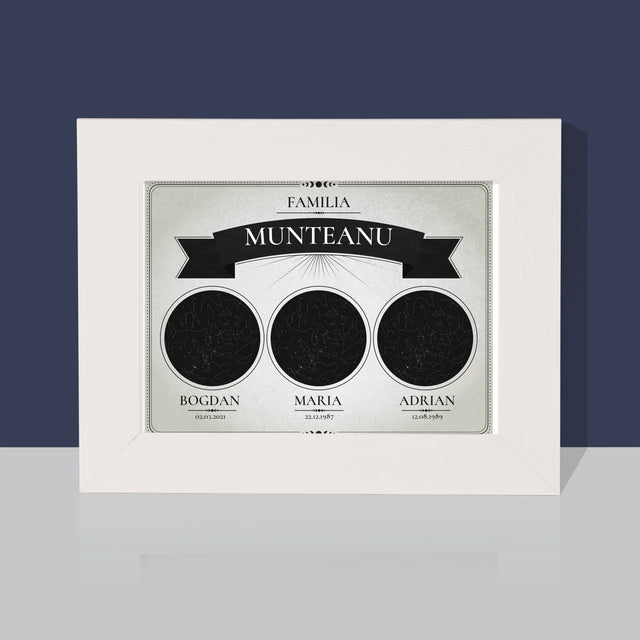 Harta Stelelor: Harta Stelelor: Familie - Ramă Pentru Fotografii (Verticală)