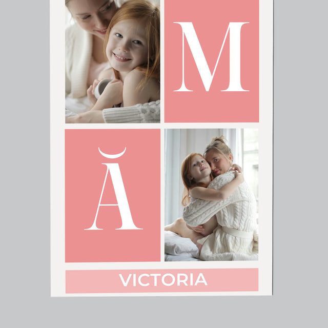 Colaj De Fotografii: Cea Mai Bună Mamă Colaj - Magnet Pe Fregider