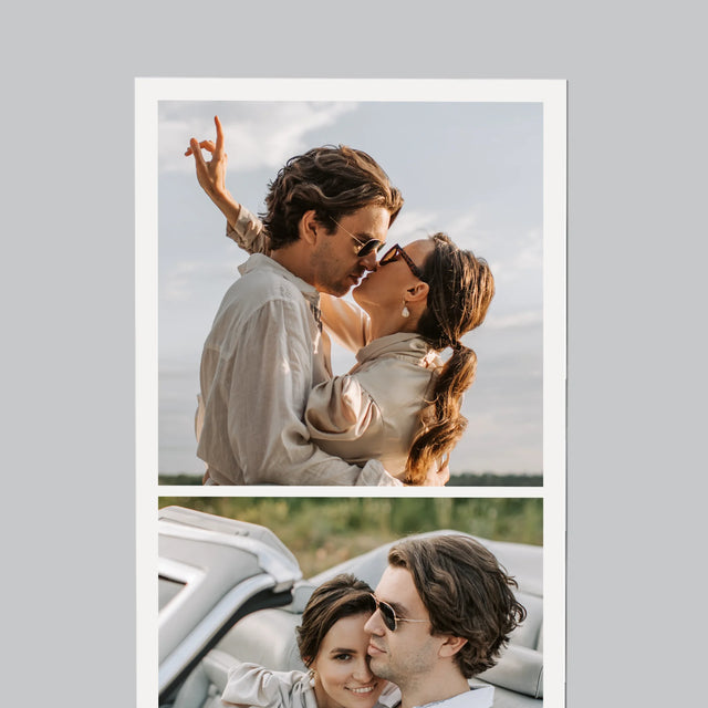 Colaj De Fotografii: To The Moon And Back - Magnet Pe Fregider