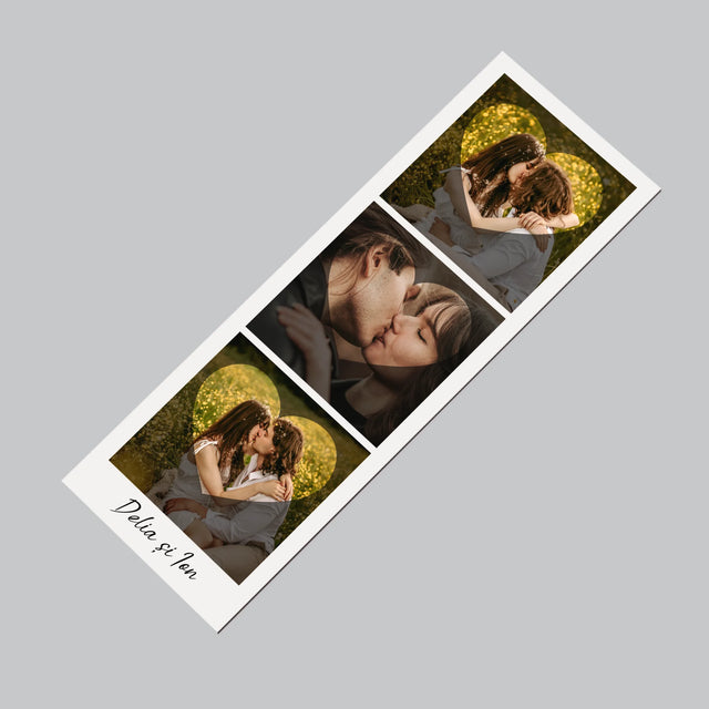 Fotografie Si Semnătură: Îndrăgostiții Inimă - Magnet Pe Fregider