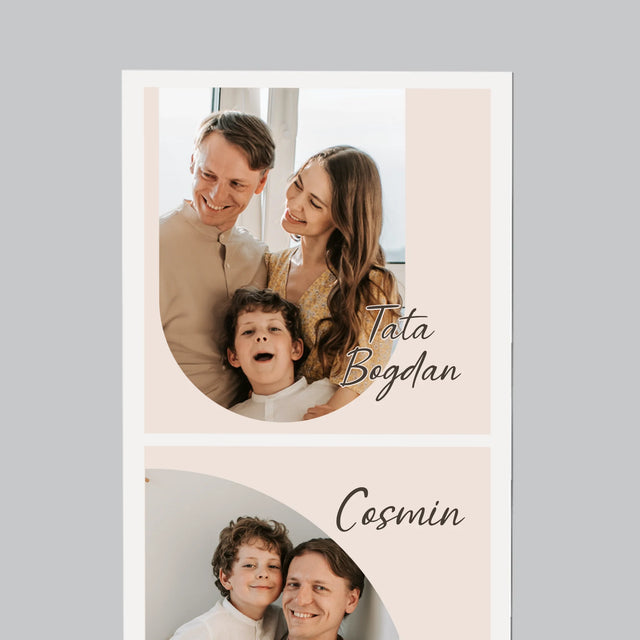 Fotografie Si Semnătură: Fotografia Familiei - Magnet Pe Fregider