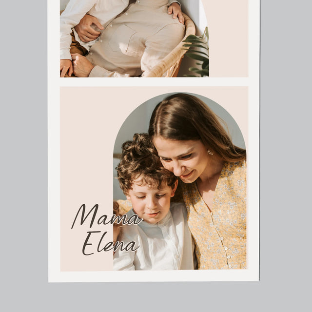 Fotografie Si Semnătură: Fotografia Familiei - Magnet Pe Fregider