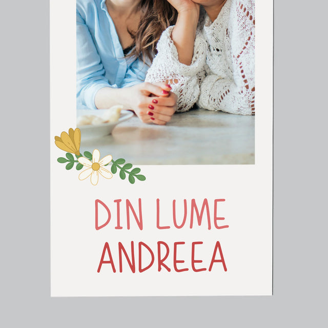 Fotografie Si Semnătură: Cea Mai Bună Mamă Lumea - Magnet Pe Fregider