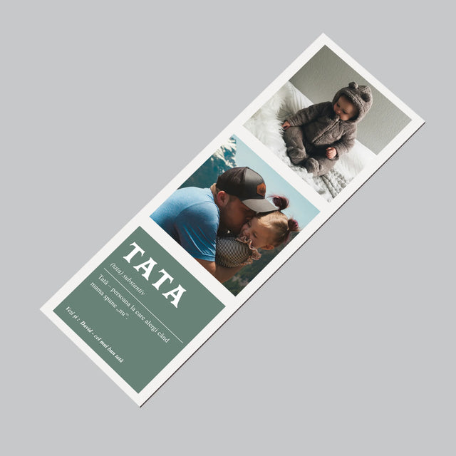 Fotografie Si Semnătură: Definiția Tată - Magnet Pe Fregider