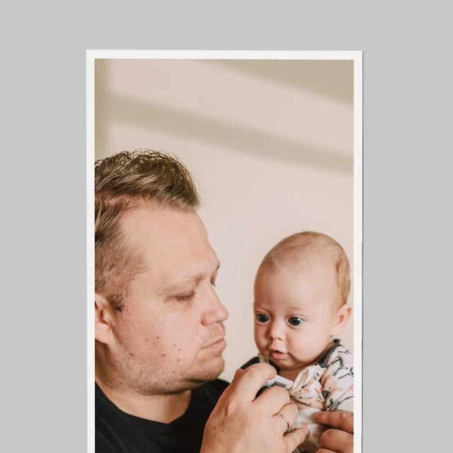 Fotografie Si Semnătură: Prima Ta Zi În Rolul De Tată - Magnet Pe Fregider