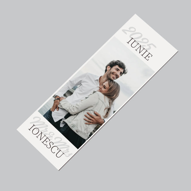 Colaj De Fotografii: Mr&Mrs Data - Magnet Pe Fregider