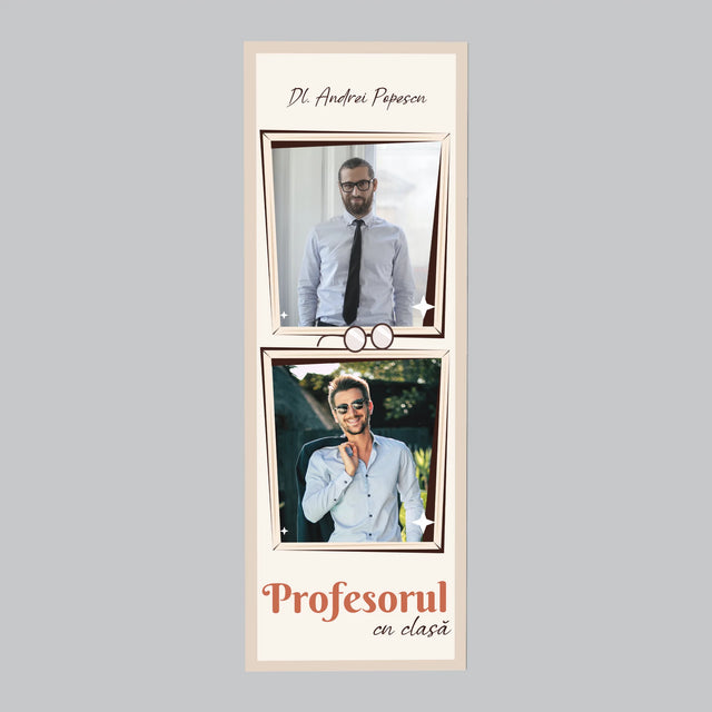 Fotografie Si Semnătură: Profesorul Cu Clasă - Magnet Pe Fregider